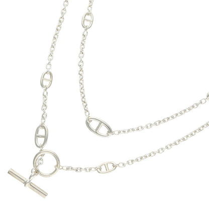 HERMES Farandole Sterling Silver Long Necklace Size ONE SIZE