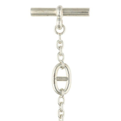 HERMES Farandole Sterling Silver Long Necklace Size ONE SIZE