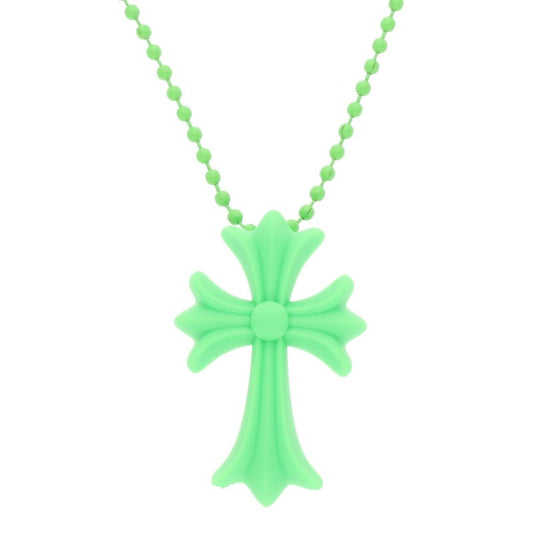 Chrome Hearts Small Rubber Green (Silver 7.51g)