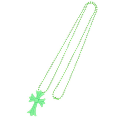 Chrome Hearts Small Rubber Green (Silver 7.51g)
