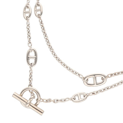 HERMES Farandole Long Necklace Silver Size ONE SIZE