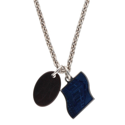 HERMES Parade Lacquer Buffalo Horn Necklace Size ONE SIZE