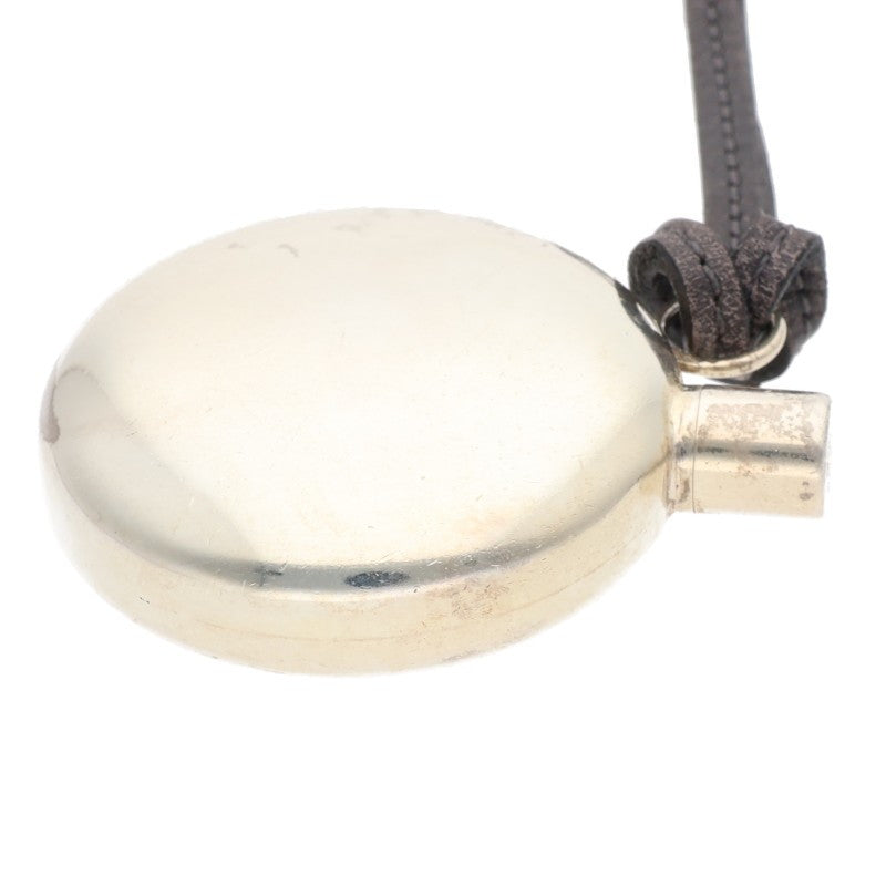 HERMES Sterling Silver Whiskey Bottle Necklace Size ONE SIZE