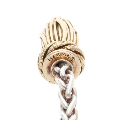 HERMES Ariane Vintage Necklace Silver/Gold Size ONE SIZE