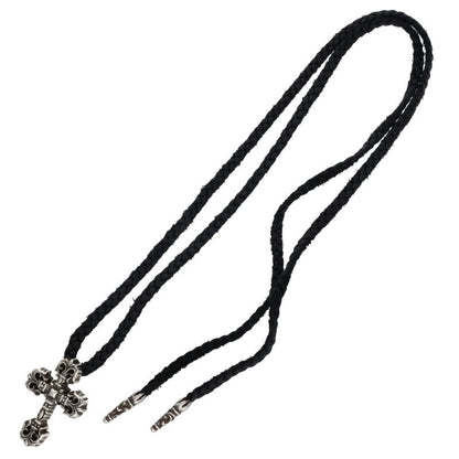 Chrome Hearts XS Filigree Cross Leather Braid Size ONE SIZE