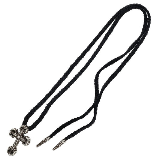 Chrome Hearts XS Filigree Cross Leather Braid Size ONE SIZE