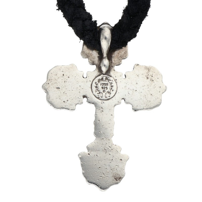 Chrome Hearts XS Filigree Cross Leather Braid Size ONE SIZE