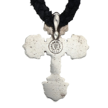 Chrome Hearts XS Filigree Cross Leather Braid Size ONE SIZE