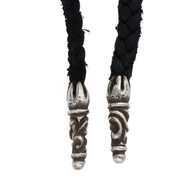 Chrome Hearts XS Filigree Cross Leather Braid Size ONE SIZE