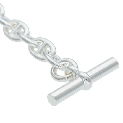 HERMES Chaine d'Ancre Silver Choker Necklace Size ONE SIZE