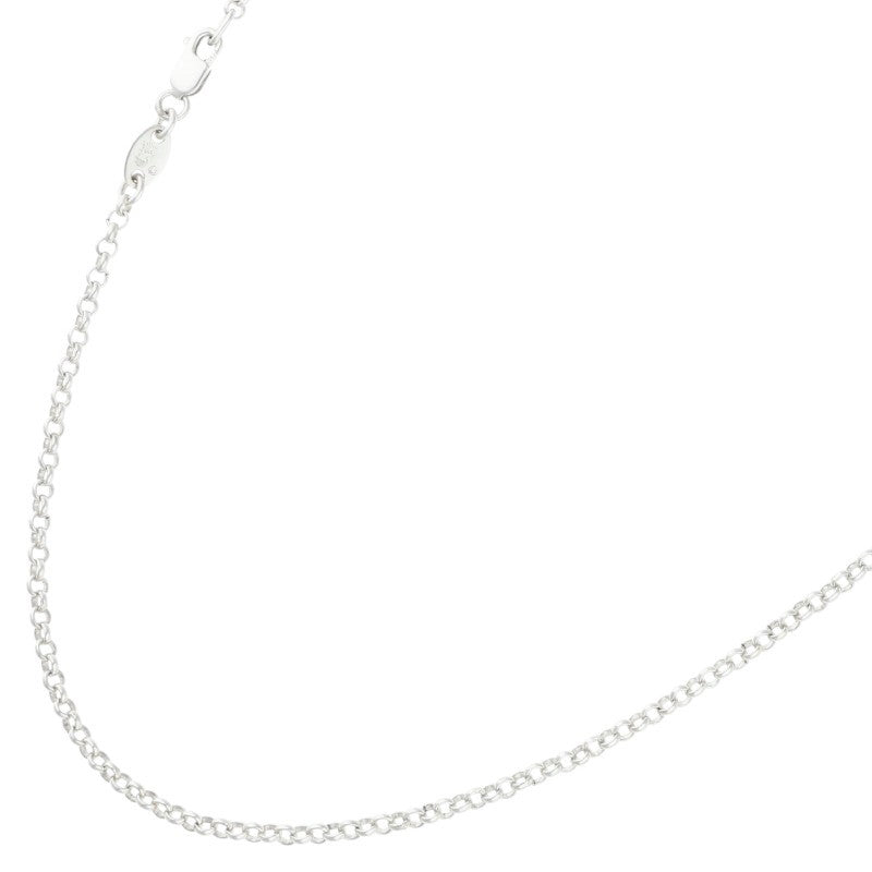 Chrome Hearts 18inch Roll Chain Necklace 925 Size ONE Silver