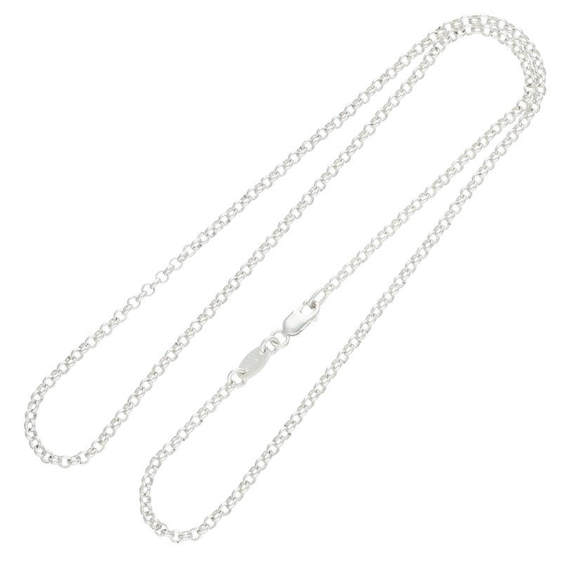 Chrome Hearts 18inch Roll Chain Necklace 925 Size ONE Silver