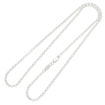Chrome Hearts 18inch Roll Chain Necklace 925 Size ONE Silver