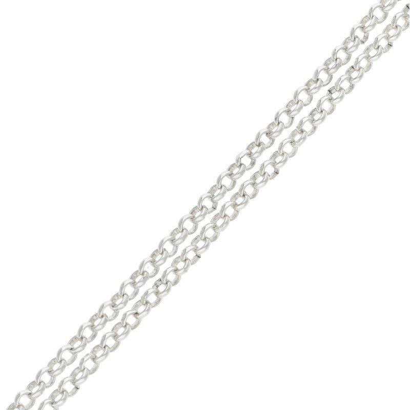 Chrome Hearts 18inch Roll Chain Necklace 925 Size ONE Silver