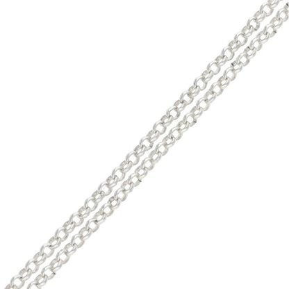 Chrome Hearts 18inch Roll Chain Necklace 925 Size ONE Silver