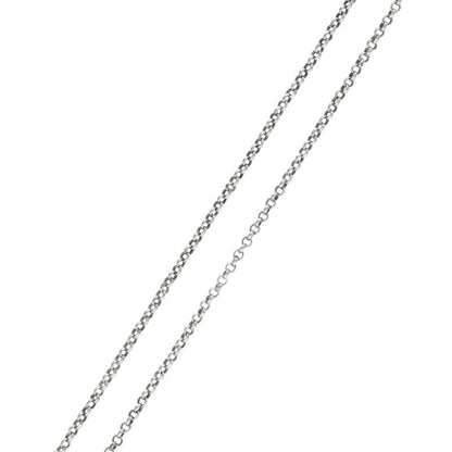 Chrome Hearts Chain inch Necklace Silver Size 18inch (Silver 5.02g)