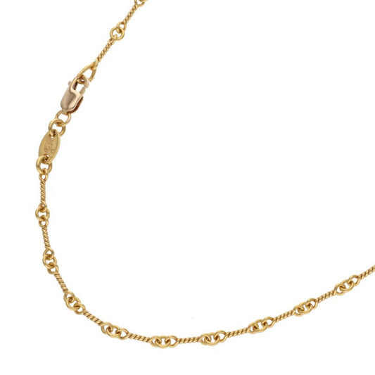 Chrome Hearts 22K Twist Chain Gold Necklace Size ONE Yellow