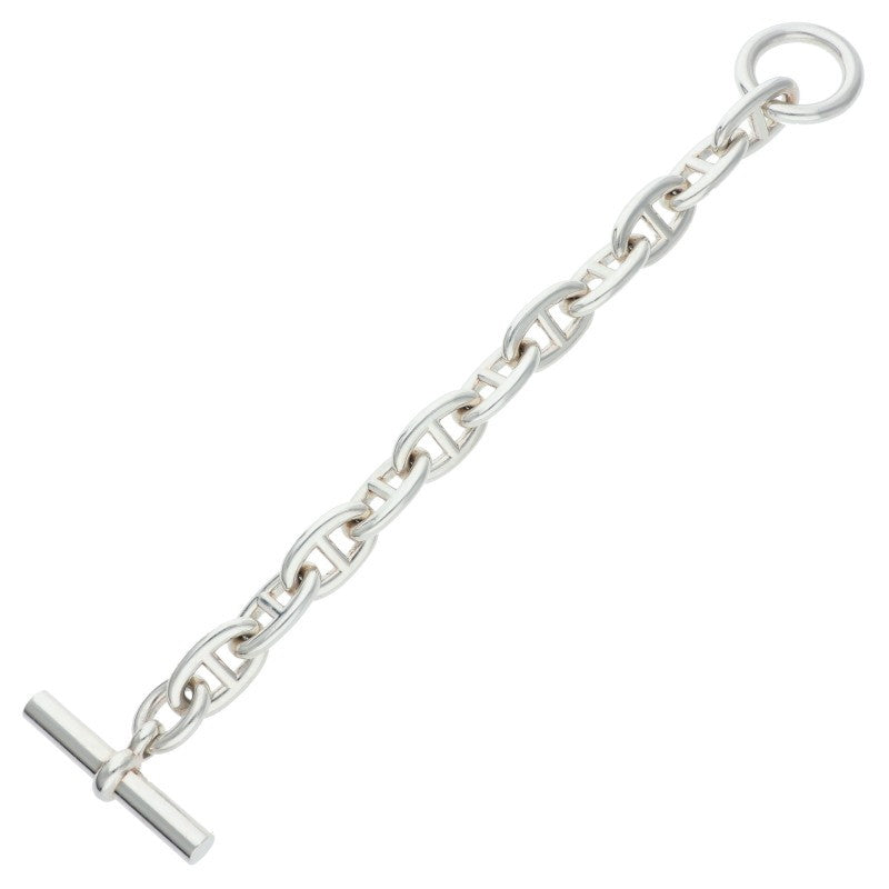 HERMES Chaine d'Ancre TGM Silver Bracelet Size ONE SIZE