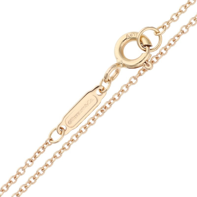 TIFFANY&Co. T Diamond K18PG Pave Necklace Size ONE SIZE