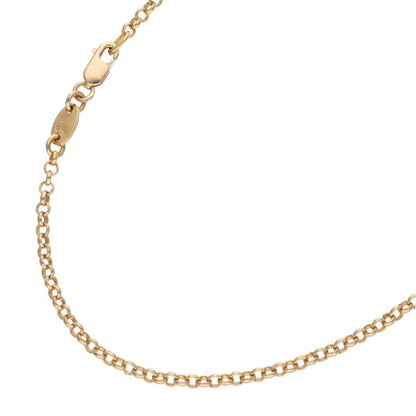 Chrome Hearts 22K Roll Chain Gold Necklace Size ONE Yellow