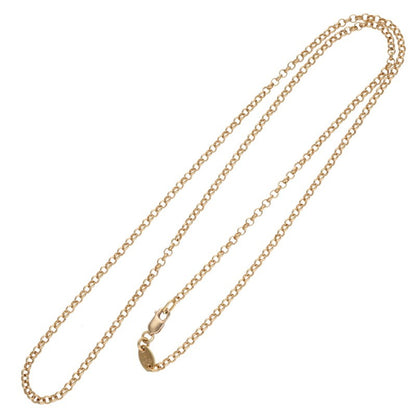 Chrome Hearts 22K Roll Chain Gold Necklace Size ONE Yellow