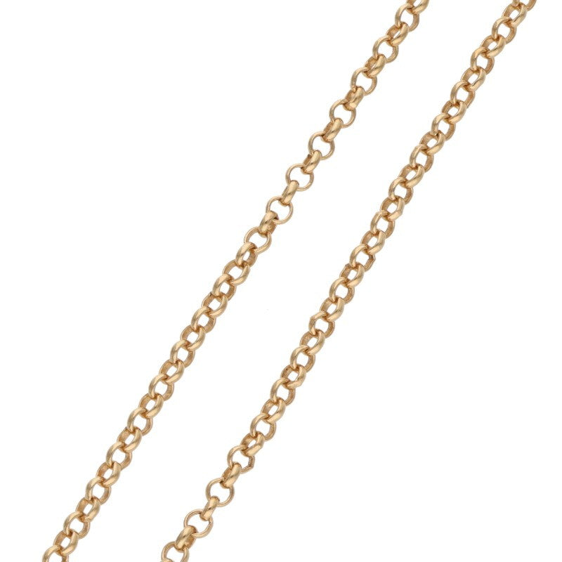 Chrome Hearts 22K Roll Chain Gold Necklace Size ONE Yellow