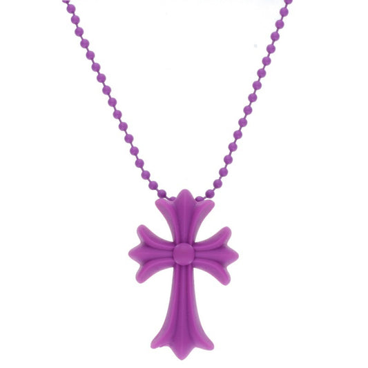 Chrome Hearts Small Rubber Purple (Silver 8.15g)