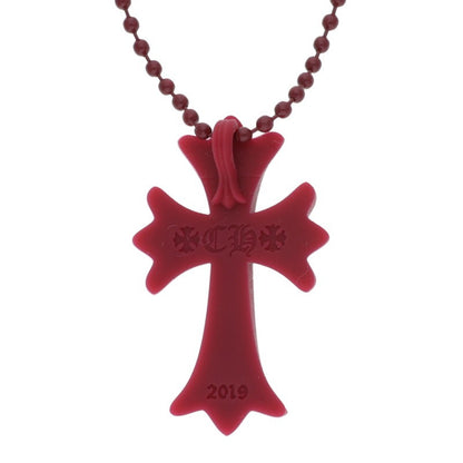 Chrome Hearts Small Rubber Red (Silver 8.71g)
