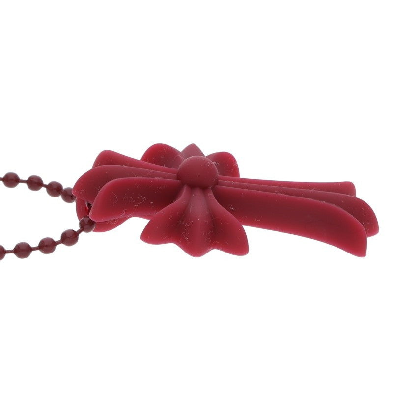 Chrome Hearts Small Rubber Red (Silver 8.71g)