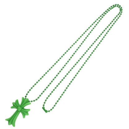 Chrome Hearts Rubber Small CH Cross Green Size ONE SIZE