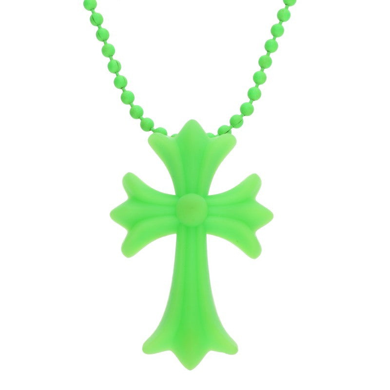 Chrome Hearts Small Rubber Accessory Green (Silver 9.25g)