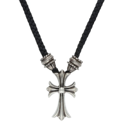 Chrome Hearts Small CH Cross Crimpt Silver Size ONE SIZE