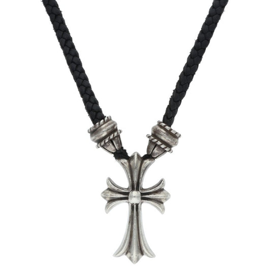Chrome Hearts Small CH Cross Crimpt Silver Size ONE SIZE