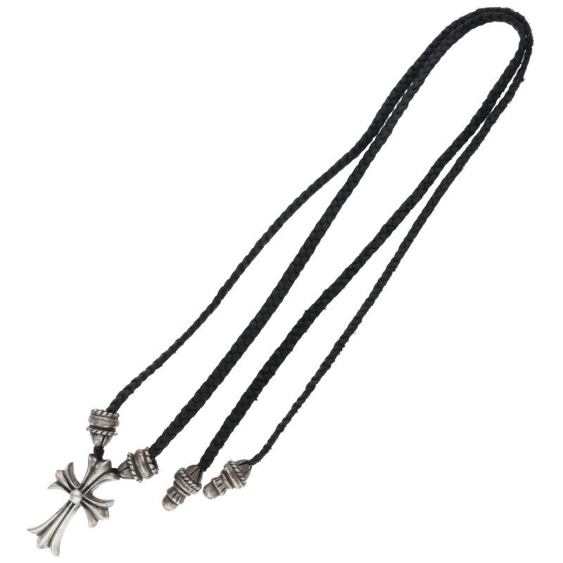 Chrome Hearts Small CH Cross Crimpt Silver Size ONE SIZE