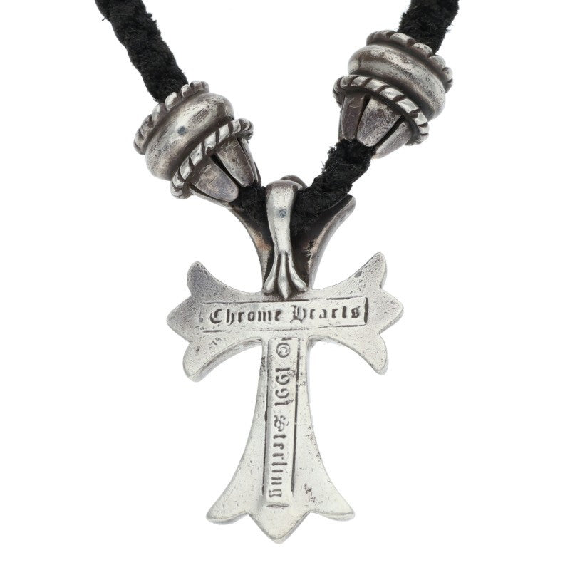 Chrome Hearts Small CH Cross Crimpt Silver Size ONE SIZE