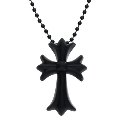 Chrome Hearts Rubber Small CH Cross Black Size ONE SIZE
