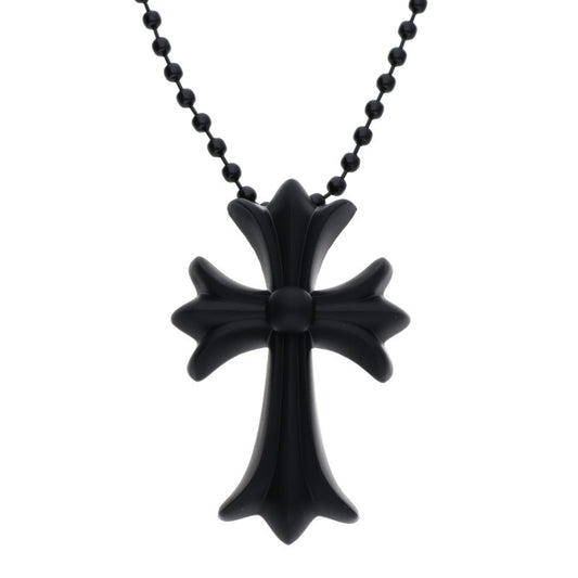 Chrome Hearts Rubber Small CH Cross Black Size ONE SIZE