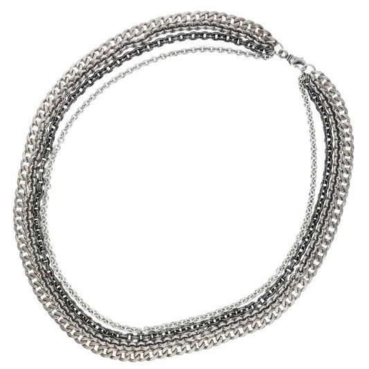 Chrome Hearts Sterling Silver Multi Chain Size ONE SIZE