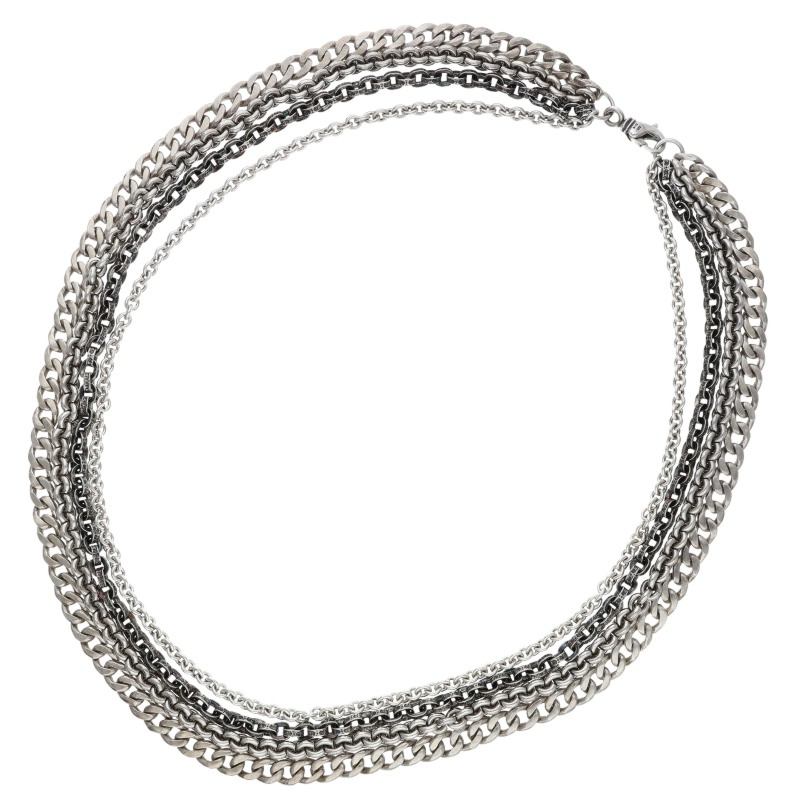 Chrome Hearts Sterling Silver Multi Chain Size ONE SIZE