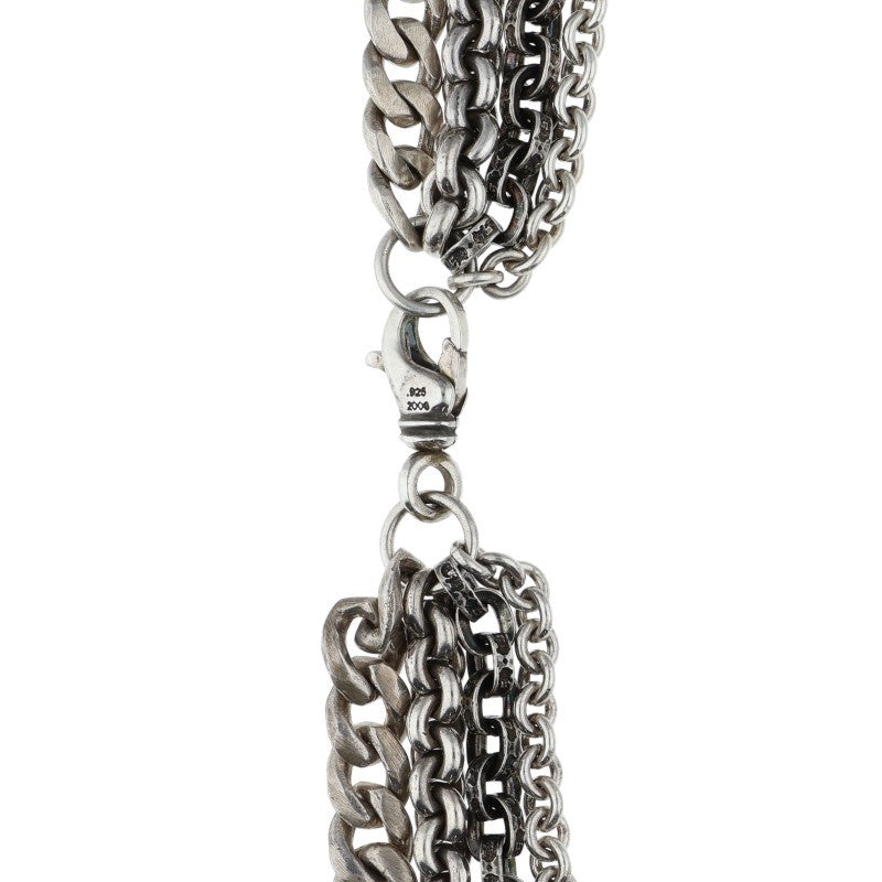 Chrome Hearts Sterling Silver Multi Chain Size ONE SIZE