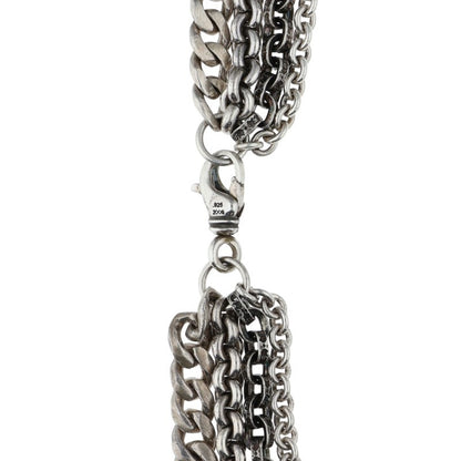 Chrome Hearts Sterling Silver Multi Chain Size ONE SIZE