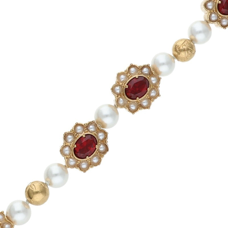 LOUISVUITTON LV Dynasty Flower Pearl Gold Size ONE SIZE