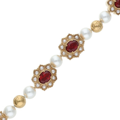 LOUISVUITTON LV Dynasty Flower Pearl Gold Size ONE SIZE