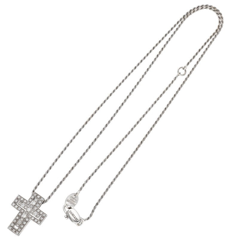 DAMIANI Belle Epoque XS 18K WG Diamond Cross Size ONE SIZE