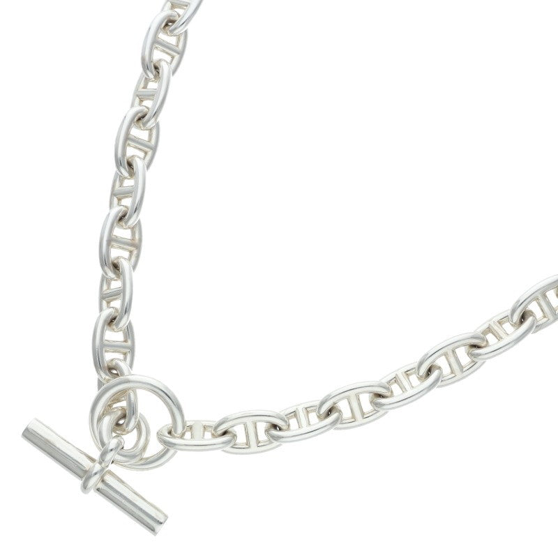 HERMES Chaine d'Ancre MM Silver Choker Size ONE SIZE