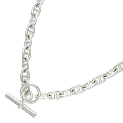 HERMES Chaine d'Ancre MM Silver Choker Size ONE SIZE