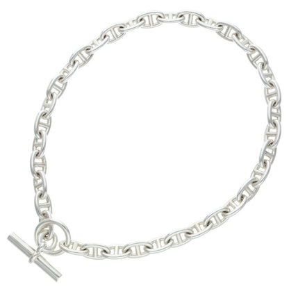 HERMES Chaine d'Ancre MM Silver Choker Size ONE SIZE