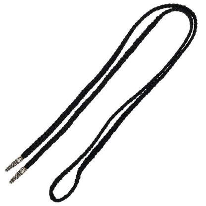 Chrome Hearts Leather scroll braid Silver (Silver 10.47g)