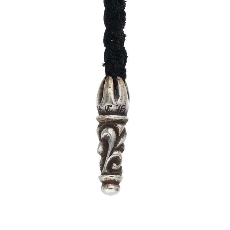 Chrome Hearts Leather scroll braid Silver (Silver 10.47g)