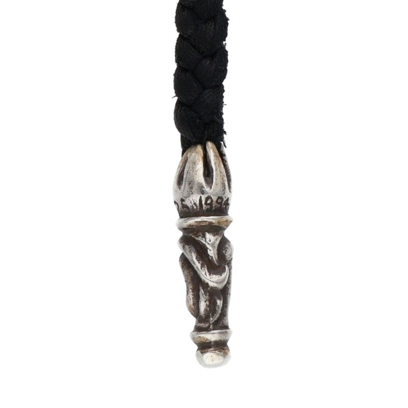 Chrome Hearts Leather scroll braid Silver (Silver 10.47g)